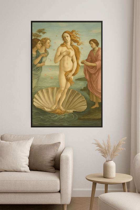 Wenus Na Muszli - Grafika - CasaNookDecor