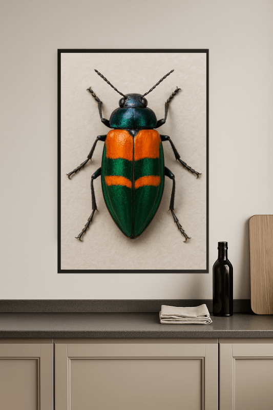 Wibrująca Grafika Żuków - CasaNookDecor