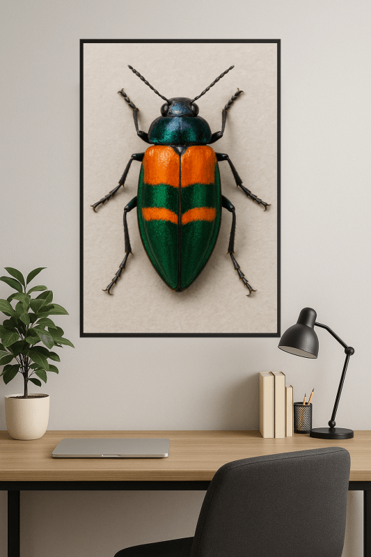 Wibrująca Grafika Żuków - CasaNookDecor