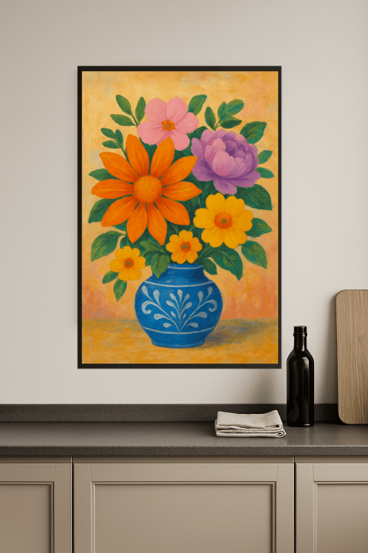 Wibrująca Kompozycja Kwiatowa - CasaNookDecor