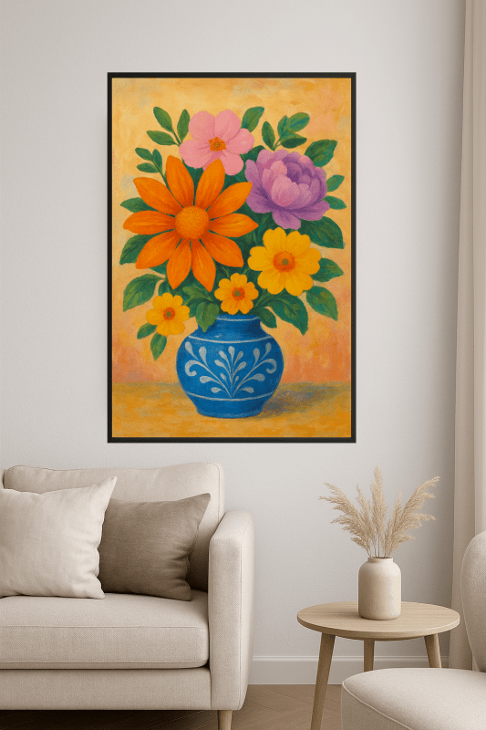 Wibrująca Kompozycja Kwiatowa - CasaNookDecor