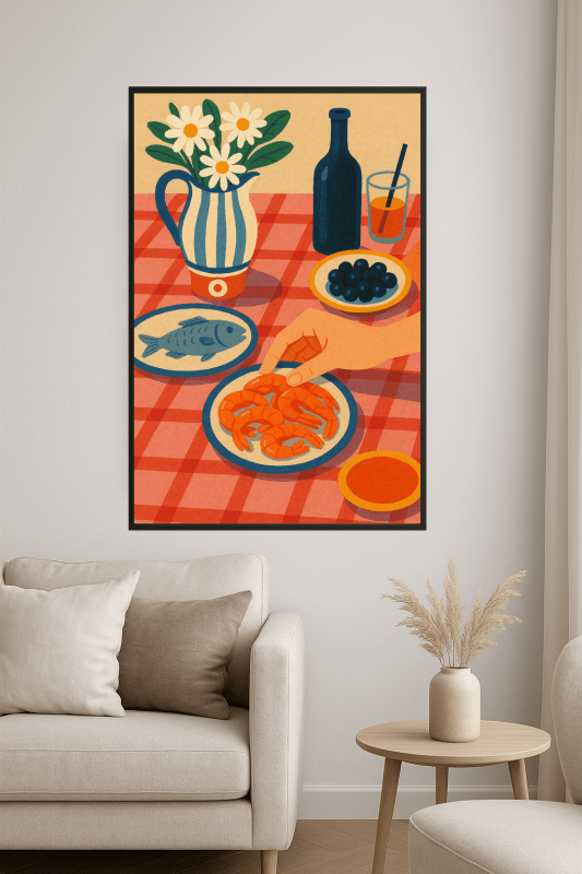 Wibrująca Sztuka Ustawienia Stołu - CasaNookDecor