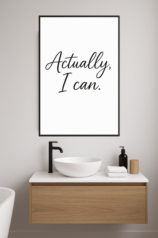Właściwie, Mogę - Sztuka na Ścianę - CasaNookDecor