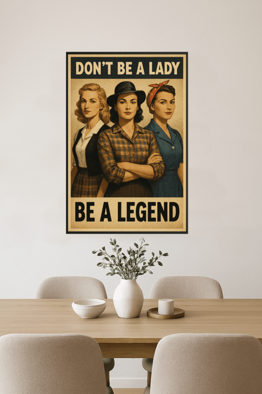 Wzmacniający Plakat Vintage - CasaNookDecor