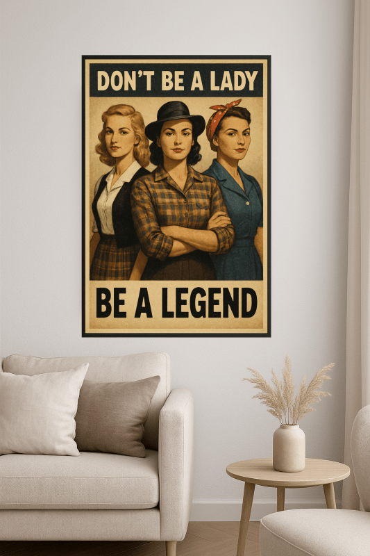 Wzmacniający Plakat Vintage - CasaNookDecor