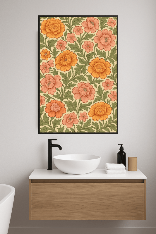 Wzór Kwiatowy Williama Morrisa - CasaNookDecor