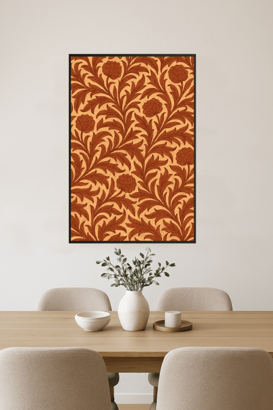 Wzór Kwiatowy Williama Morrisa - CasaNookDecor
