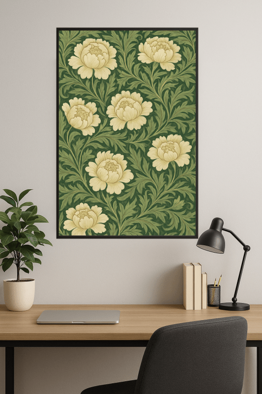 Wzór Kwiatowy Williama Morrisa - CasaNookDecor