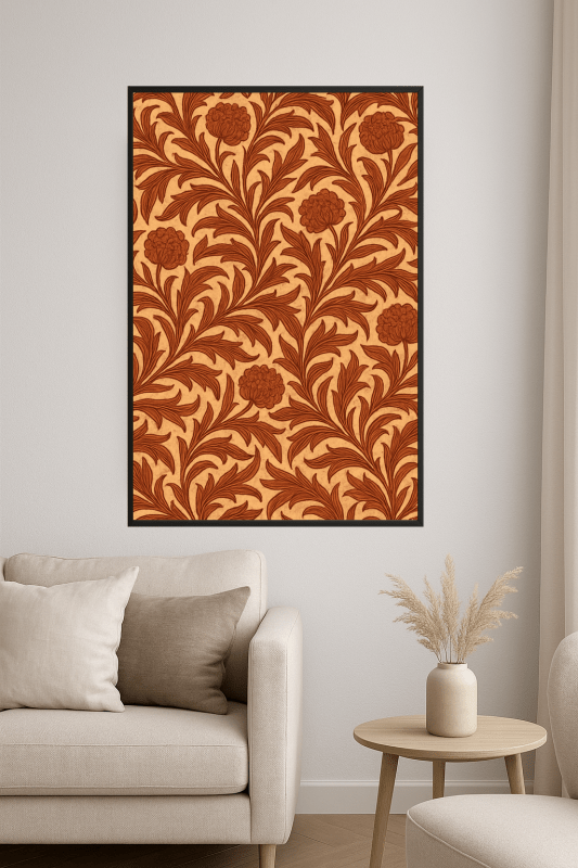 Wzór Kwiatowy Williama Morrisa - CasaNookDecor