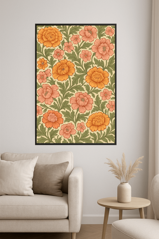 Wzór Kwiatowy Williama Morrisa - CasaNookDecor