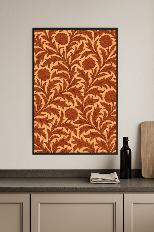 Wzór Kwiatowy Williama Morrisa - CasaNookDecor