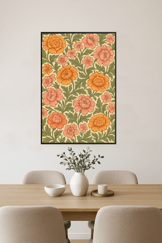 Wzór Kwiatowy Williama Morrisa - CasaNookDecor