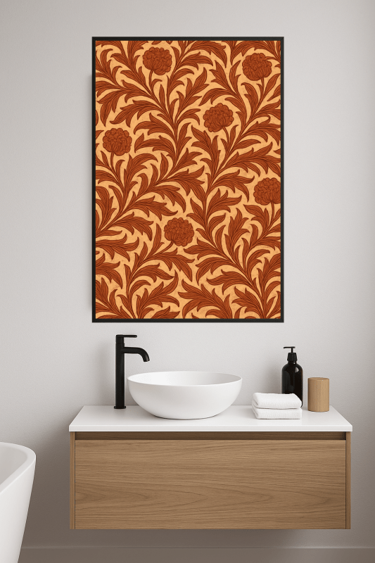 Wzór Kwiatowy Williama Morrisa - CasaNookDecor