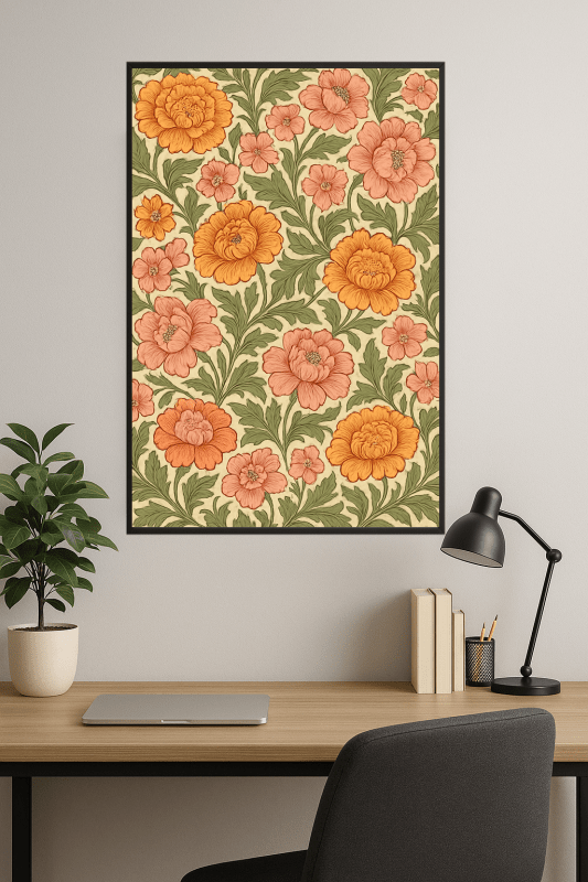 Wzór Kwiatowy Williama Morrisa - CasaNookDecor