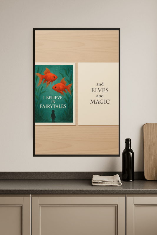 Zabawne Drukowane Grafiki w Stylu Baśniowym - CasaNookDecor