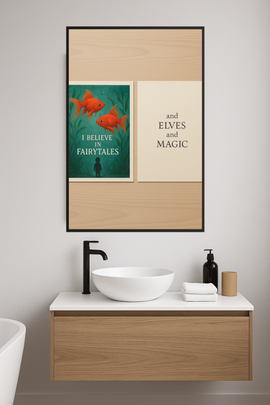 Zabawne Drukowane Grafiki w Stylu Baśniowym - CasaNookDecor