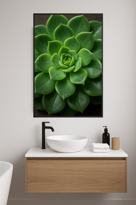 Zielony Drzewko Sukulentów Wydruk - CasaNookDecor