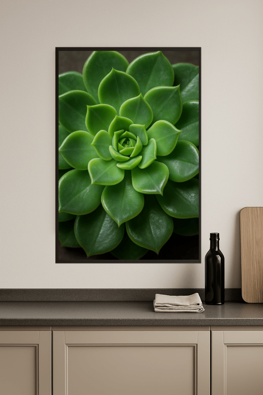 Zielony Drzewko Sukulentów Wydruk - CasaNookDecor