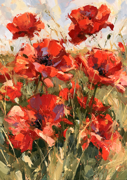 Wild Poppies I art print