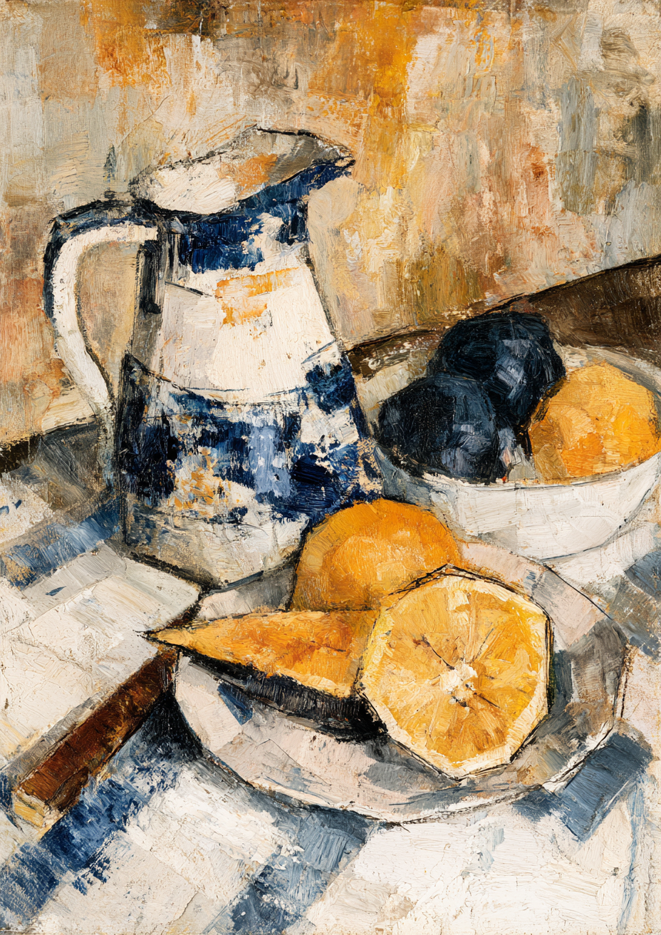 Cubist Still Life I art print