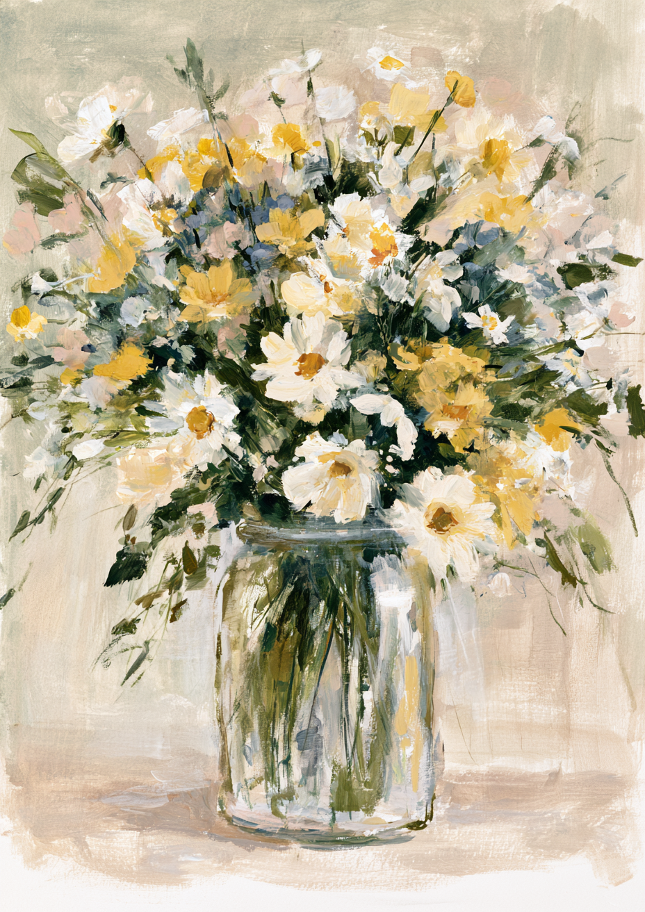 Wildflower Bouquets I art print