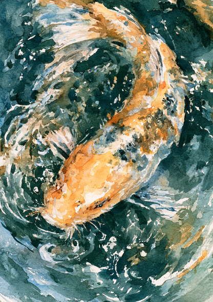 Koi Pond I art print