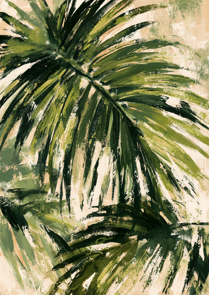 Palm Leaf print one