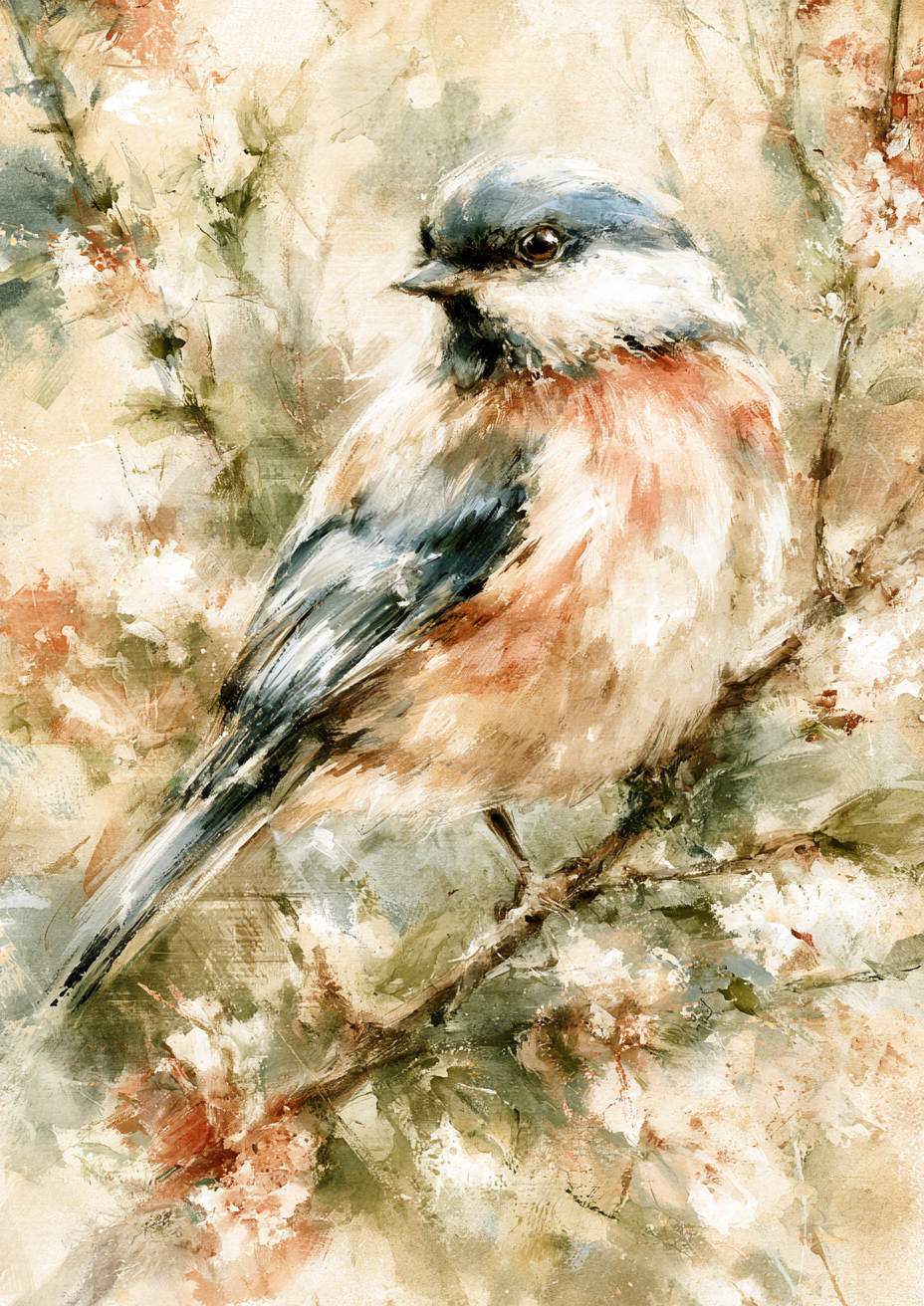 Garden Birds print two