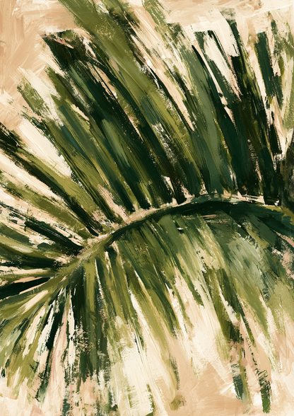 Palm Leaf print two