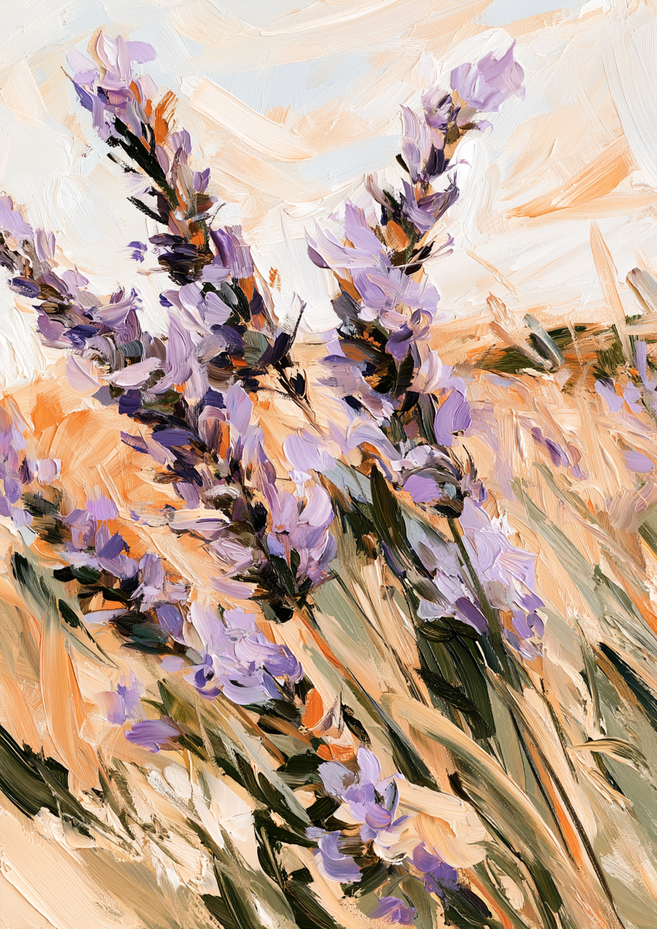 Lavender Fields print two