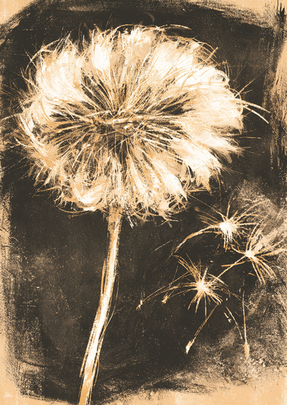 Golden Dandelions print two