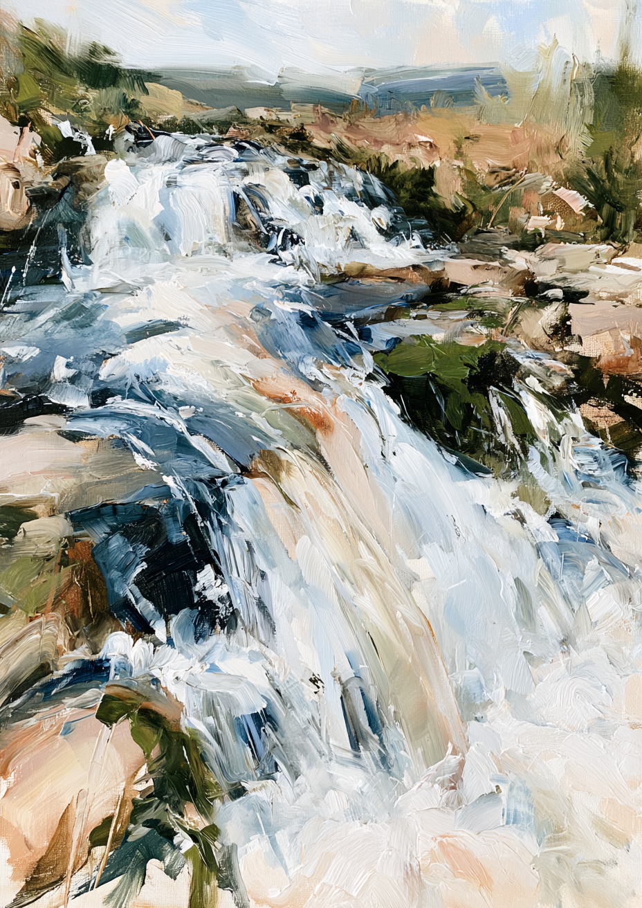 Mountain Stream print two – plakat na ścianę