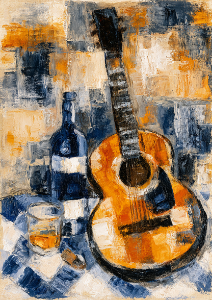 Cubist Still Life print two