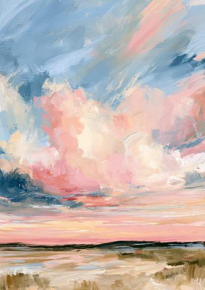 Powder Clouds II art print