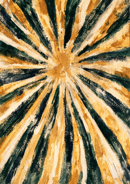 Art Deco Waves II art print