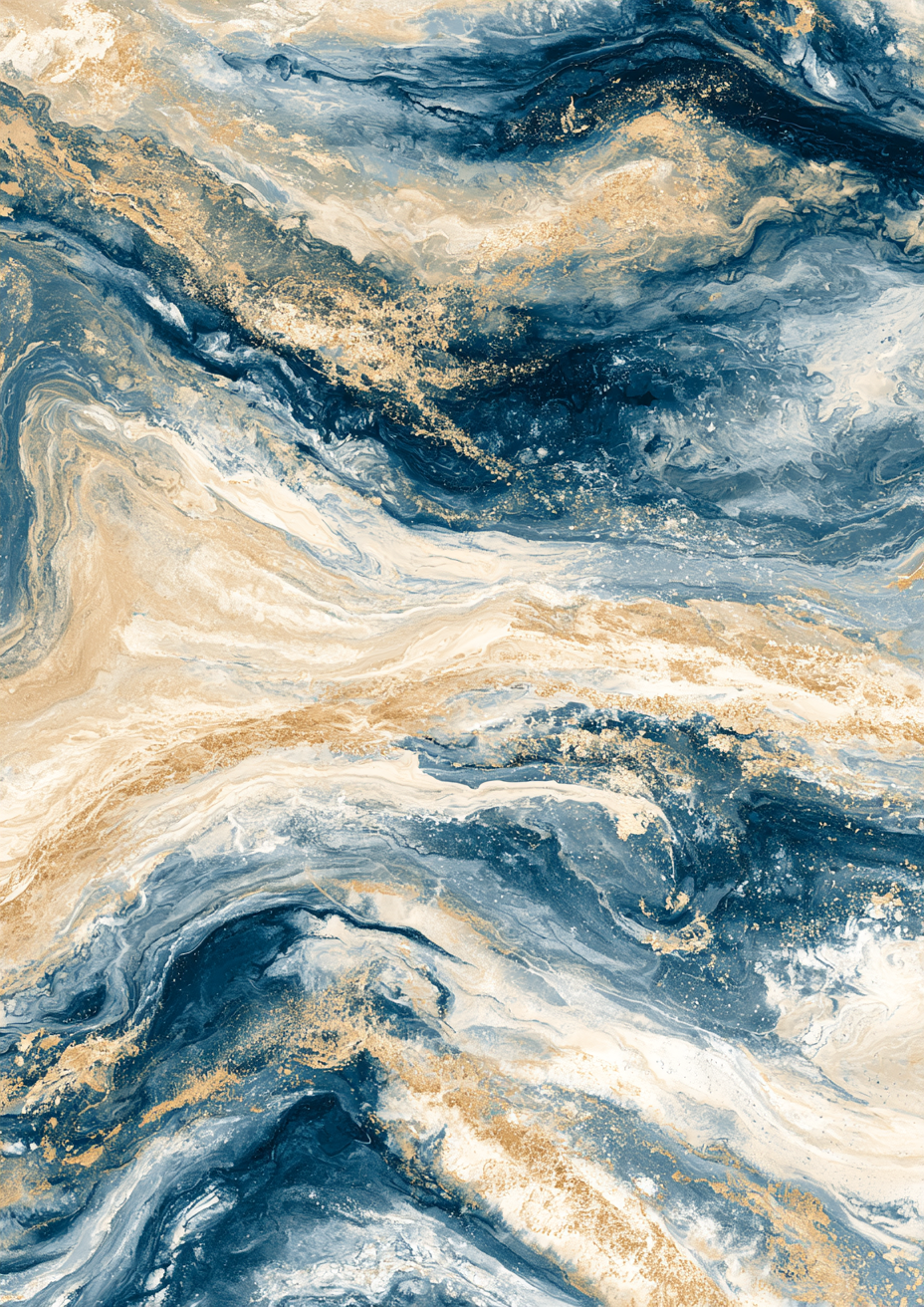 Ink Marble print two – plakat na ścianę