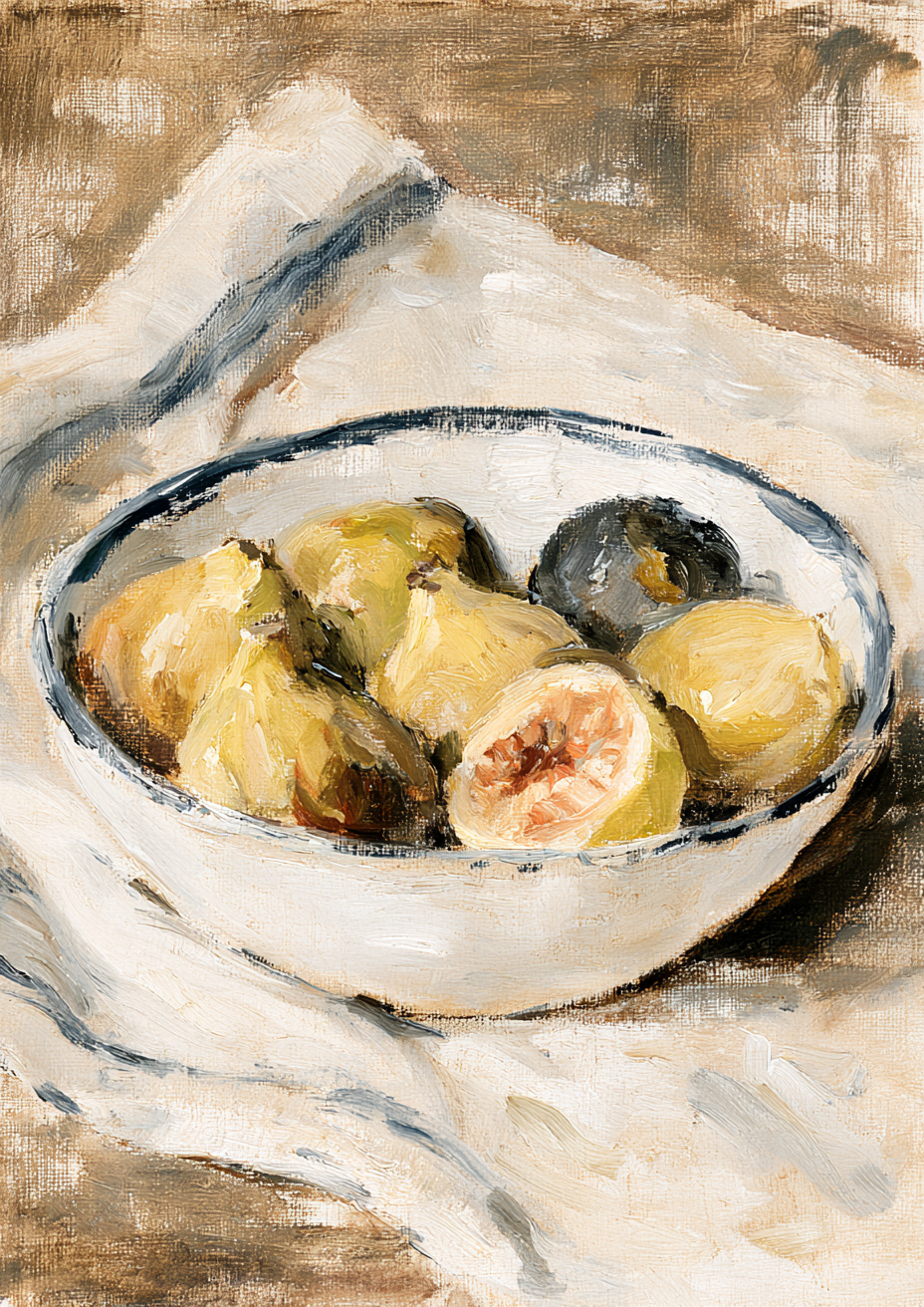 Linen Still Life II art print – plakat na ścianę
