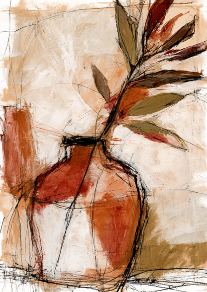 Terracotta Vessels II art print