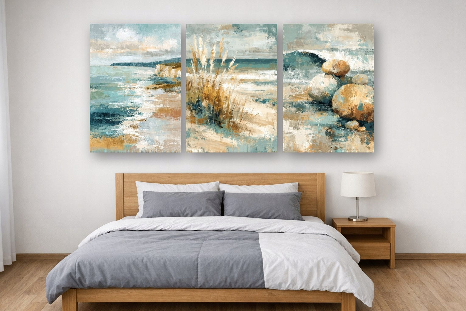 Soft Coastal Ii — Zestaw 3 Plakaty