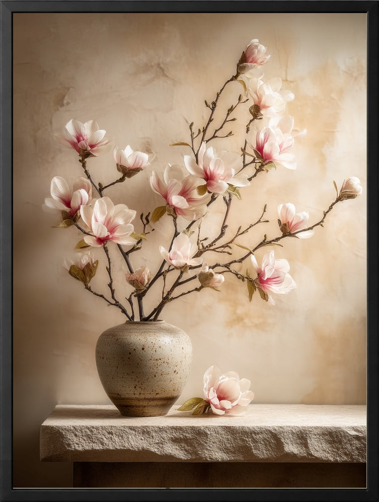 Magnolia Wiosna — Zestaw 3 Plakaty – plakat na ścianę