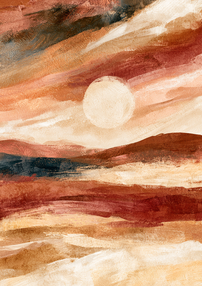 Desert Hills print three