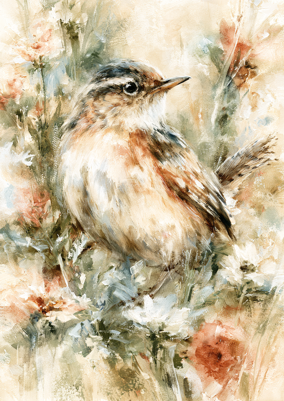 Garden Birds print three