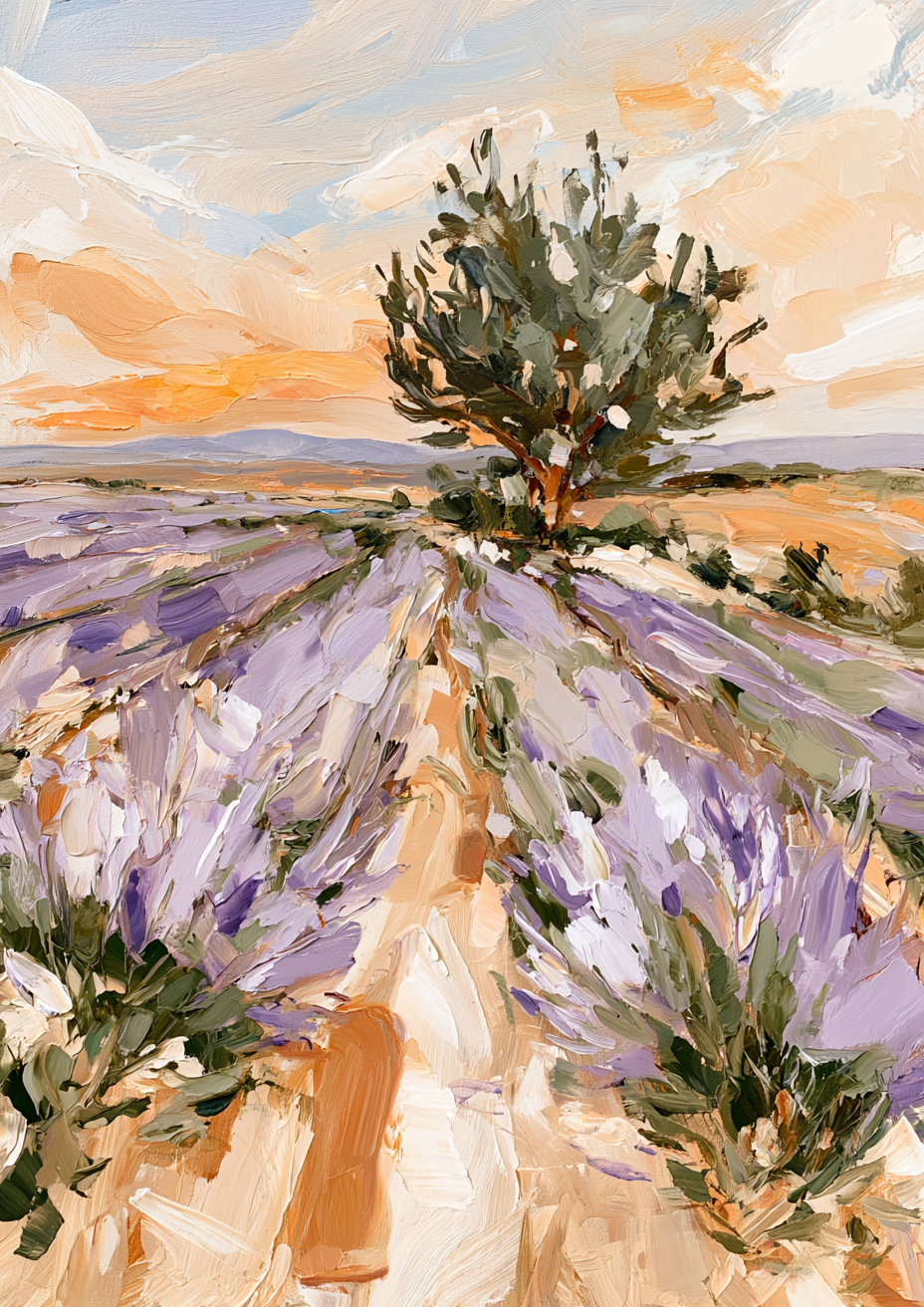 Lavender Fields III art print