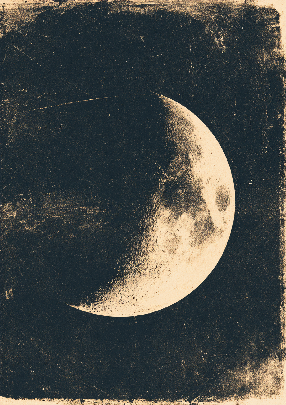 Moon Phases print three