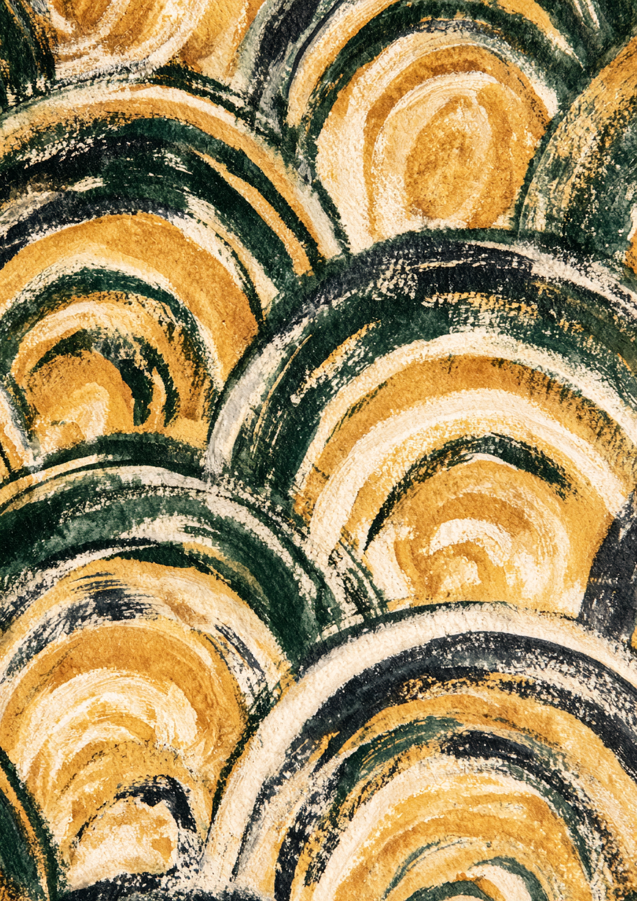 Art Deco Waves III art print
