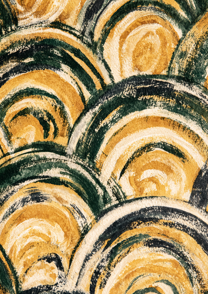 Art Deco Waves III art print
