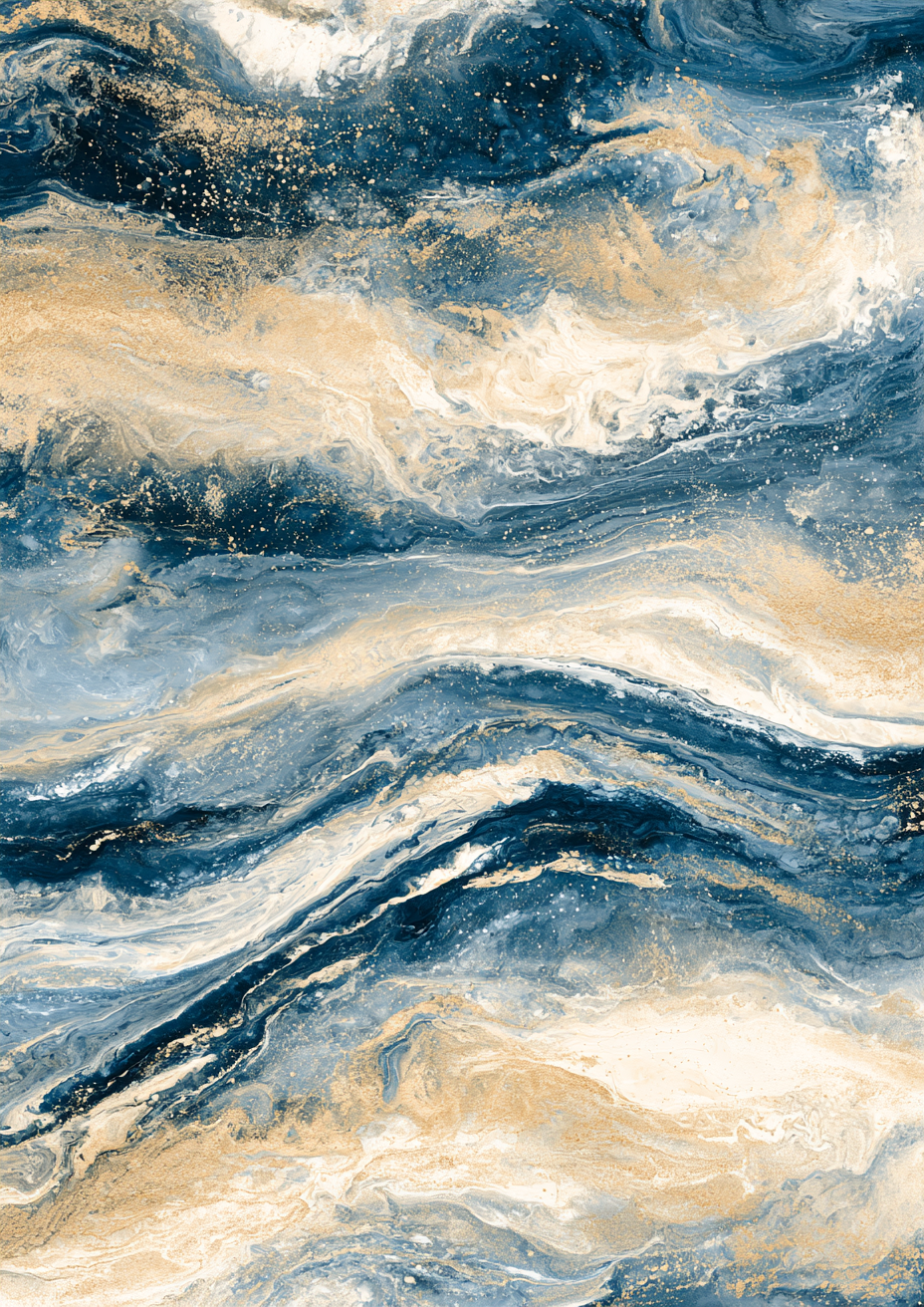 Ink Marble print three