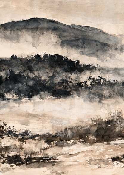 Misty Forest Ink print three