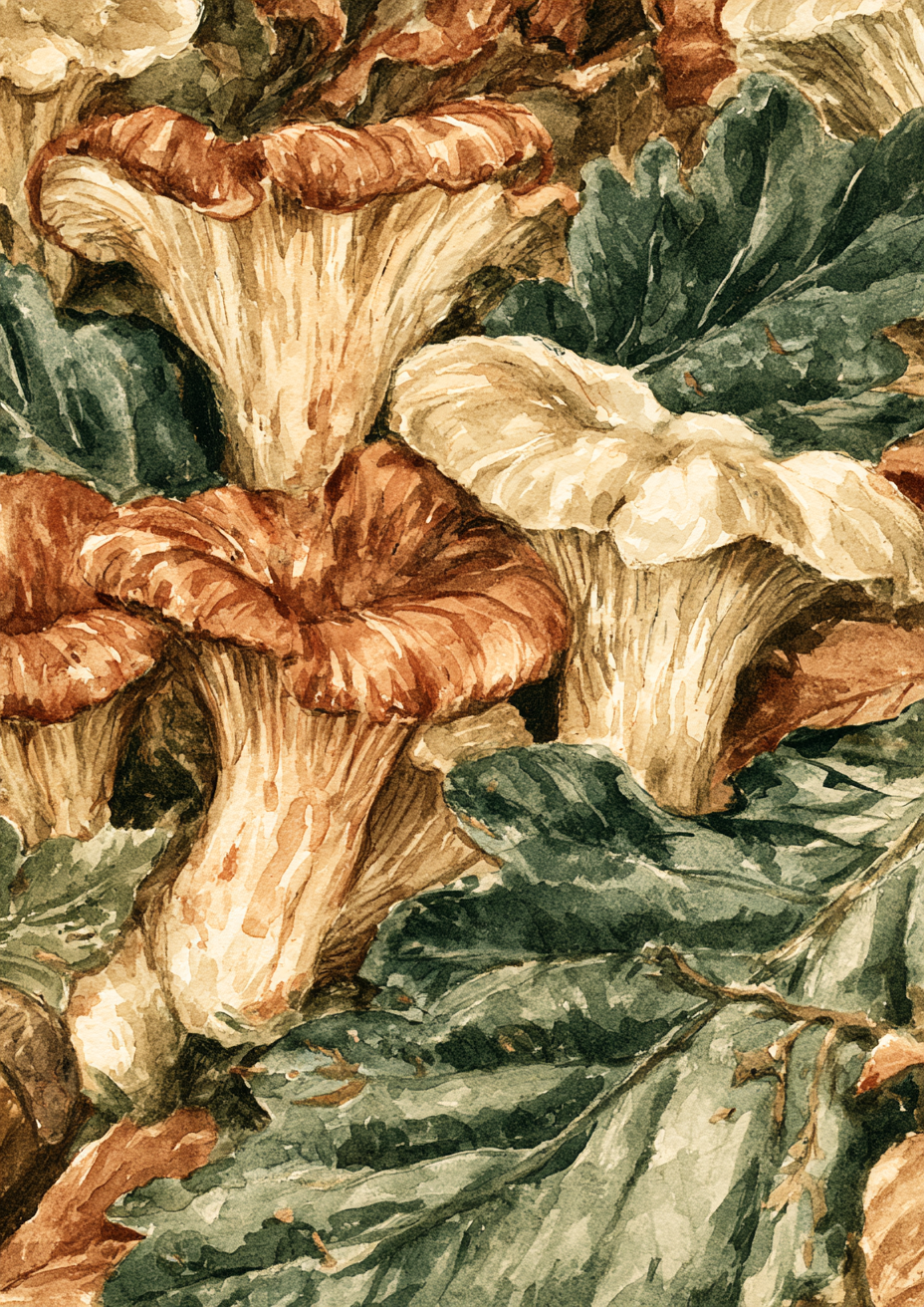 Forest Mushrooms III art print – plakat na ścianę