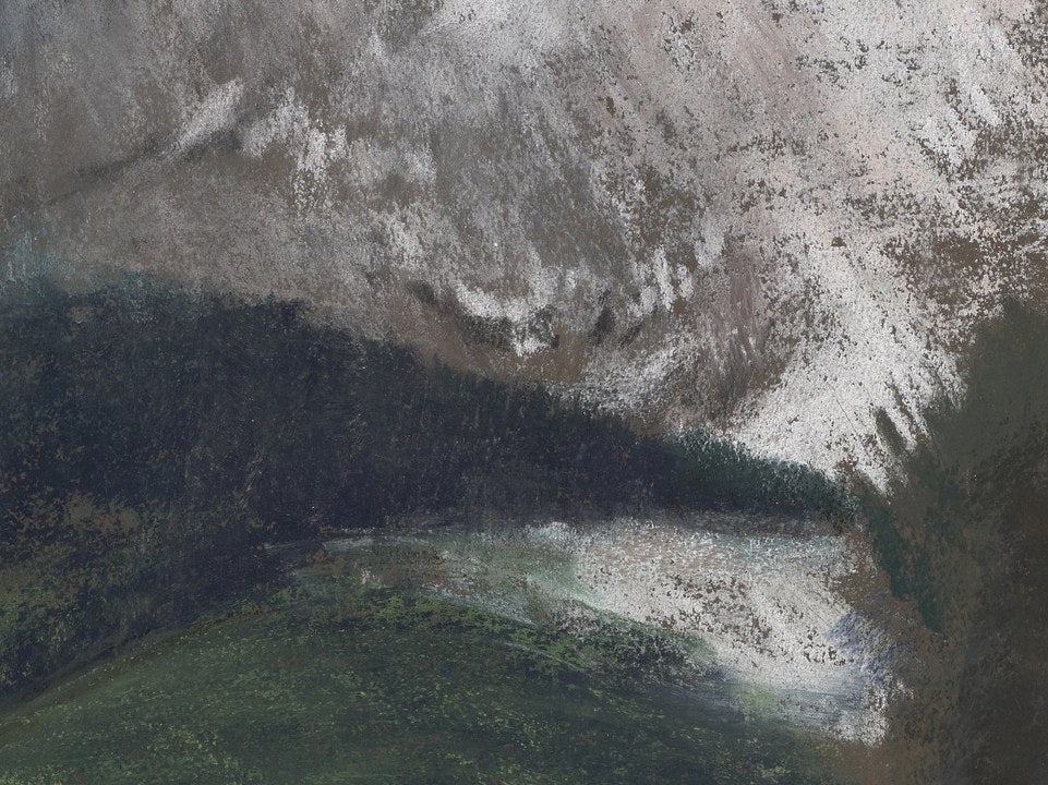Obrazy góry: Tatry zimą, Giewont: zbliżenie szczegółów